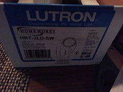 ❶ NEW Lutron HRT-3LD-MN Homeworks Rf 300 Watt Black Lamp Dimmer HW- New!