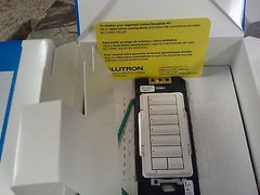 ❶ NEW Lutron QS IR Keypad +Color Choice Button Kit HQRD-W5BRLIR-WH Homeworks
