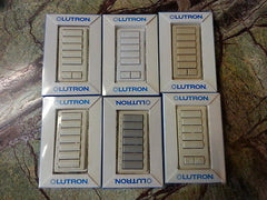 ❶ NEW Lutron STRD RF Keypad + Color Choice Button Kit STRD-5BRL-WH Homeworks HW